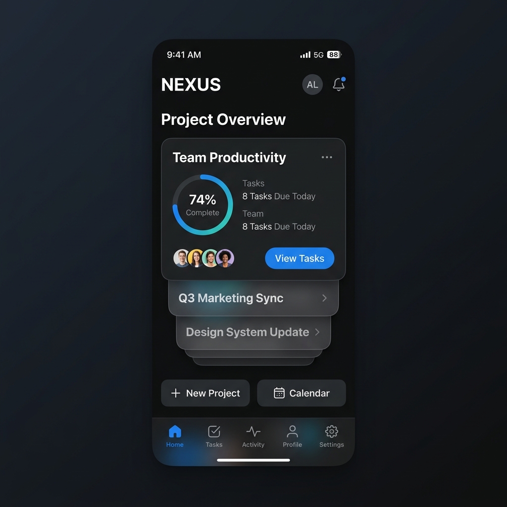 Native Mobile Application Product UI