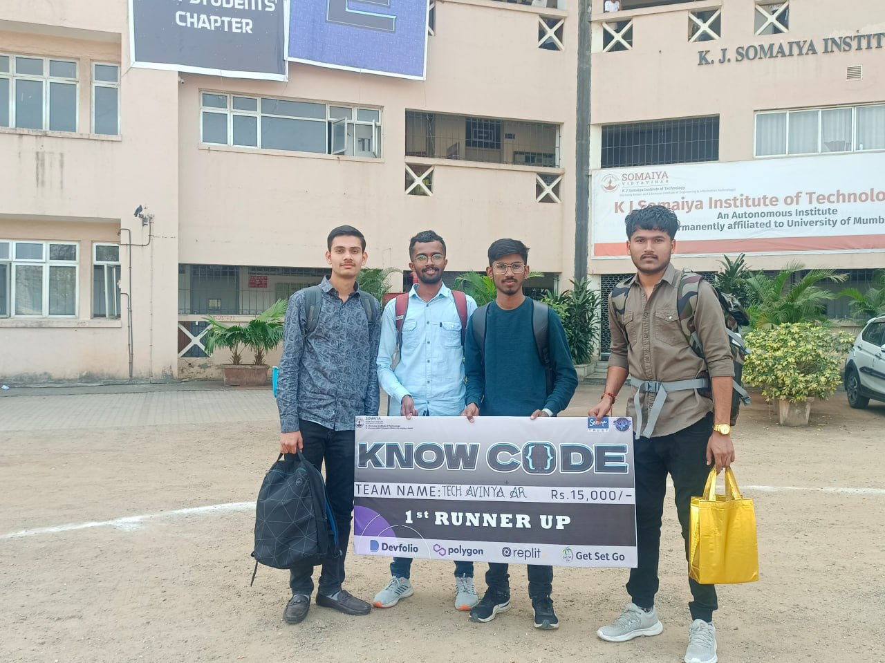 KNOW CODE 1st Runner Up Outdoor Banner