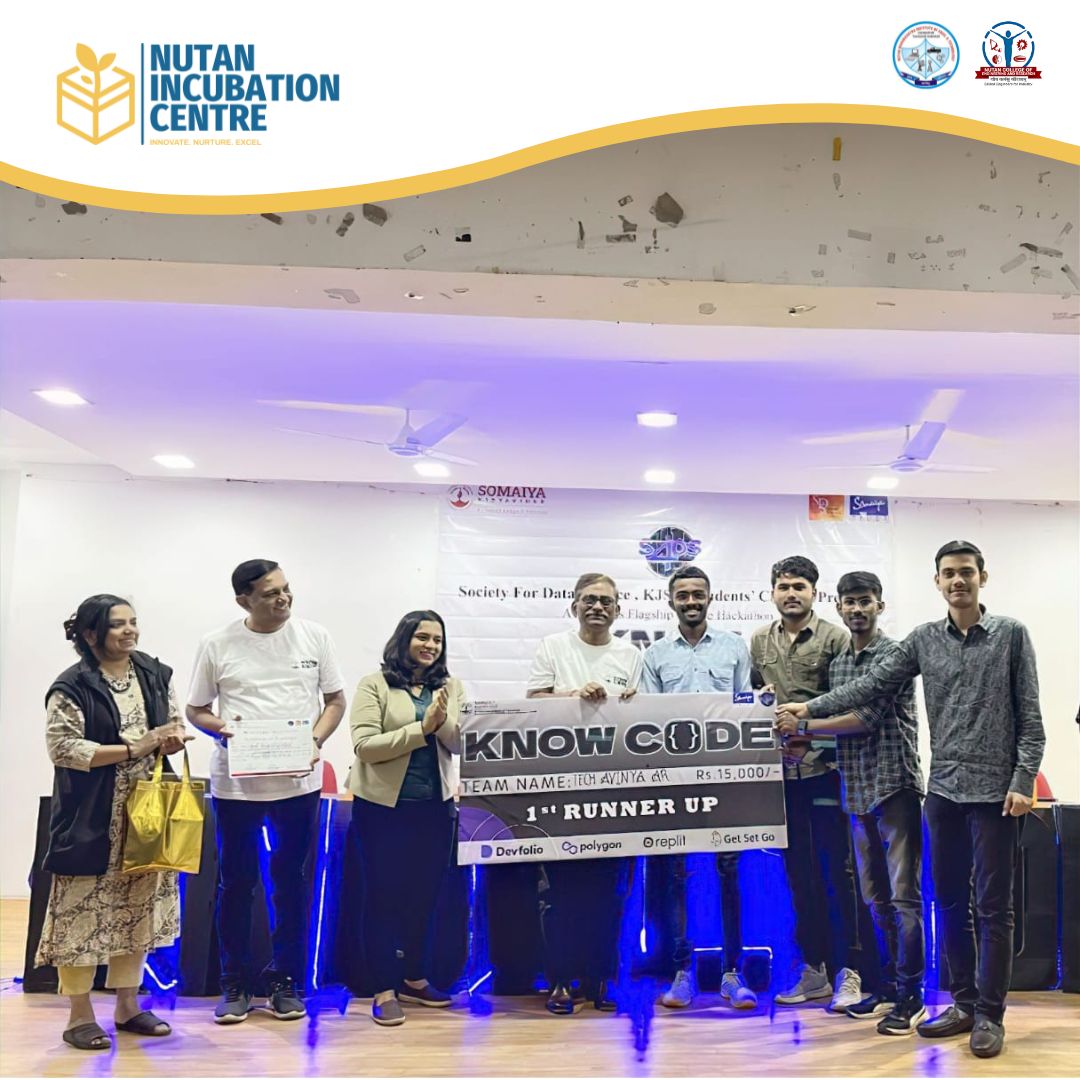 Somaiya Stage KNOW CODE Banner Presentation
